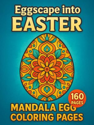 Eggscape into Easter – 160 Mandala Easter Egg Pages